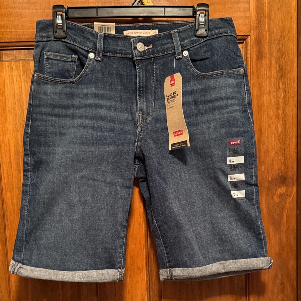 Levi's Indigo Denim Shorts